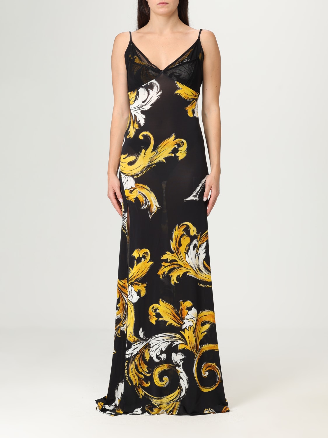ワンピース VERSACE JEANS COUTURE Woman Dress Black 78HAO914JS470 G89 90_E76HAO919-