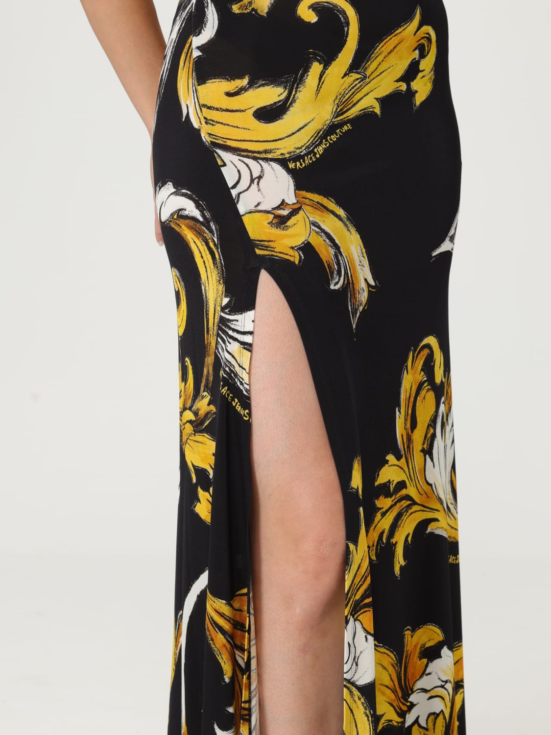 ワンピース VERSACE JEANS COUTURE Woman Dress Black 78HAO9P6JS473 G89 VJC75HAO920-JS204-G89FW23(1).