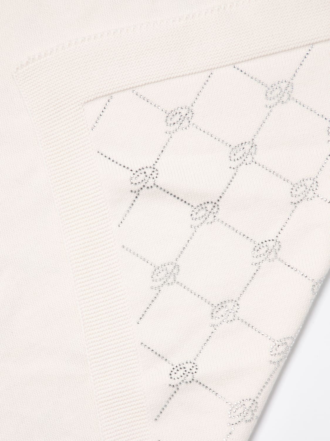 MISS BLUMARINE BLANKET: Blanket kids Miss Blumarine, Ivory - Img 3