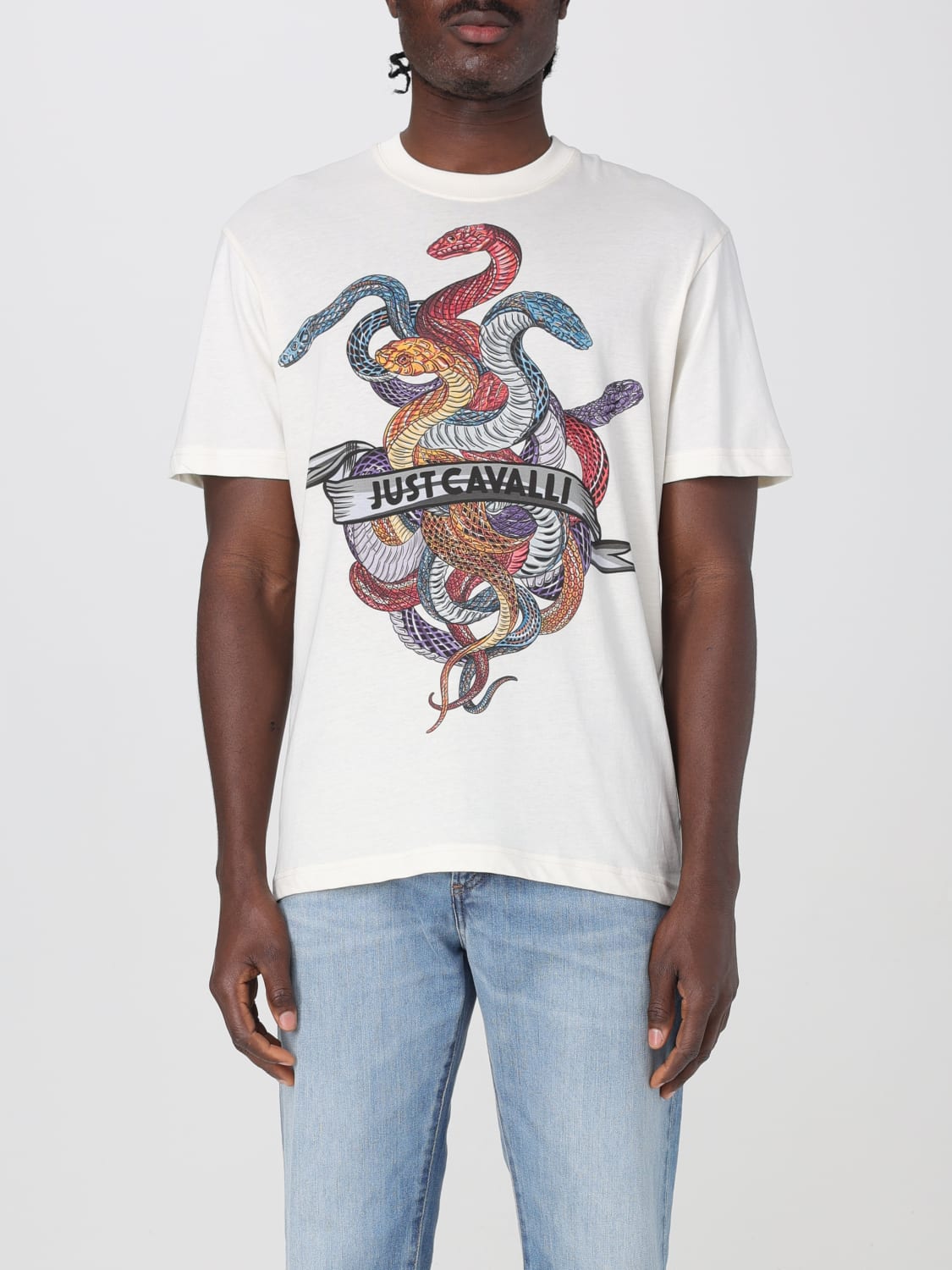 JUST CAVALLI T-SHIRT: T-shirt men Just Cavalli, White - Img 1