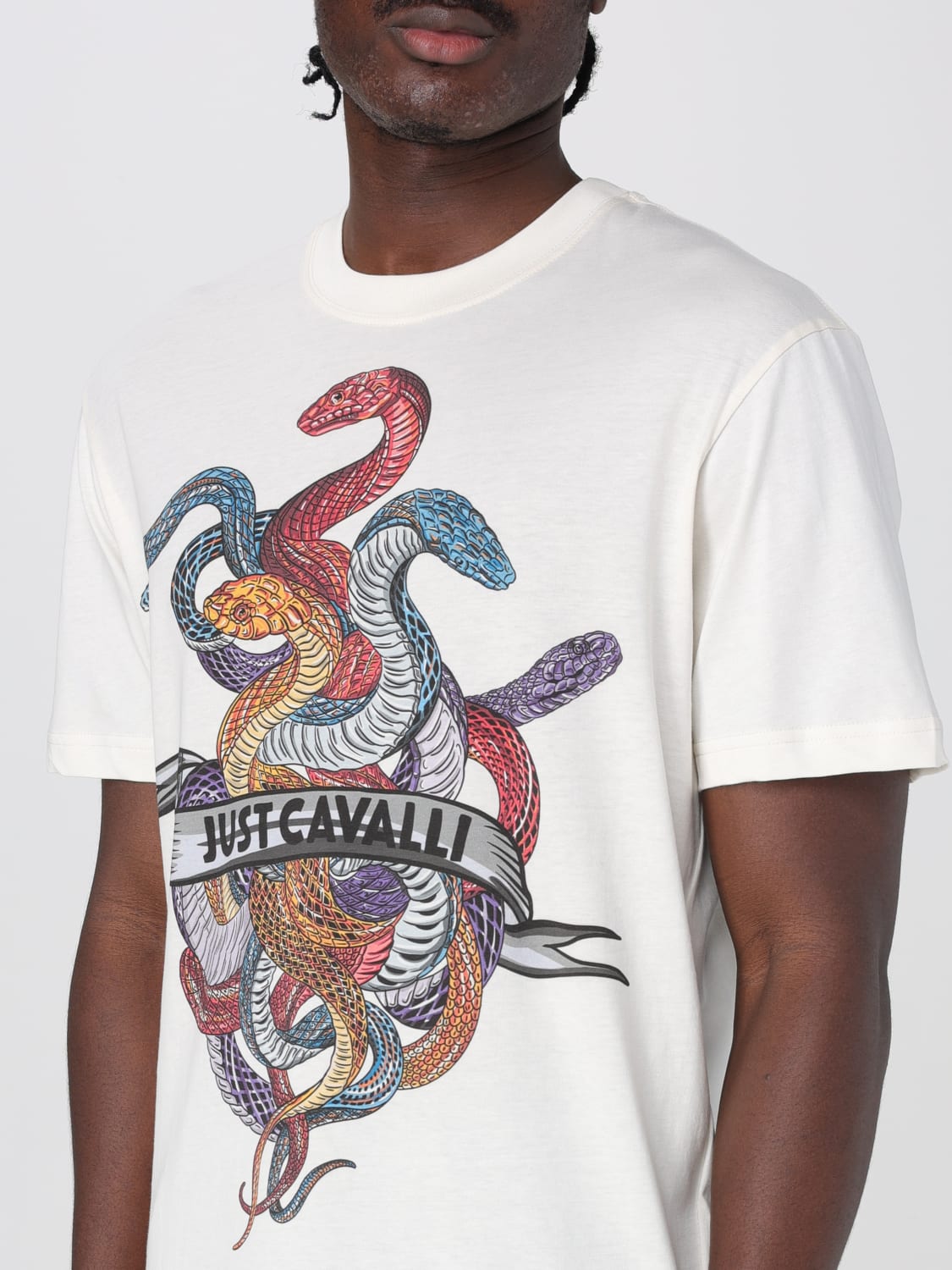 JUST CAVALLI T-SHIRT: T-shirt men Just Cavalli, White - Img 3
