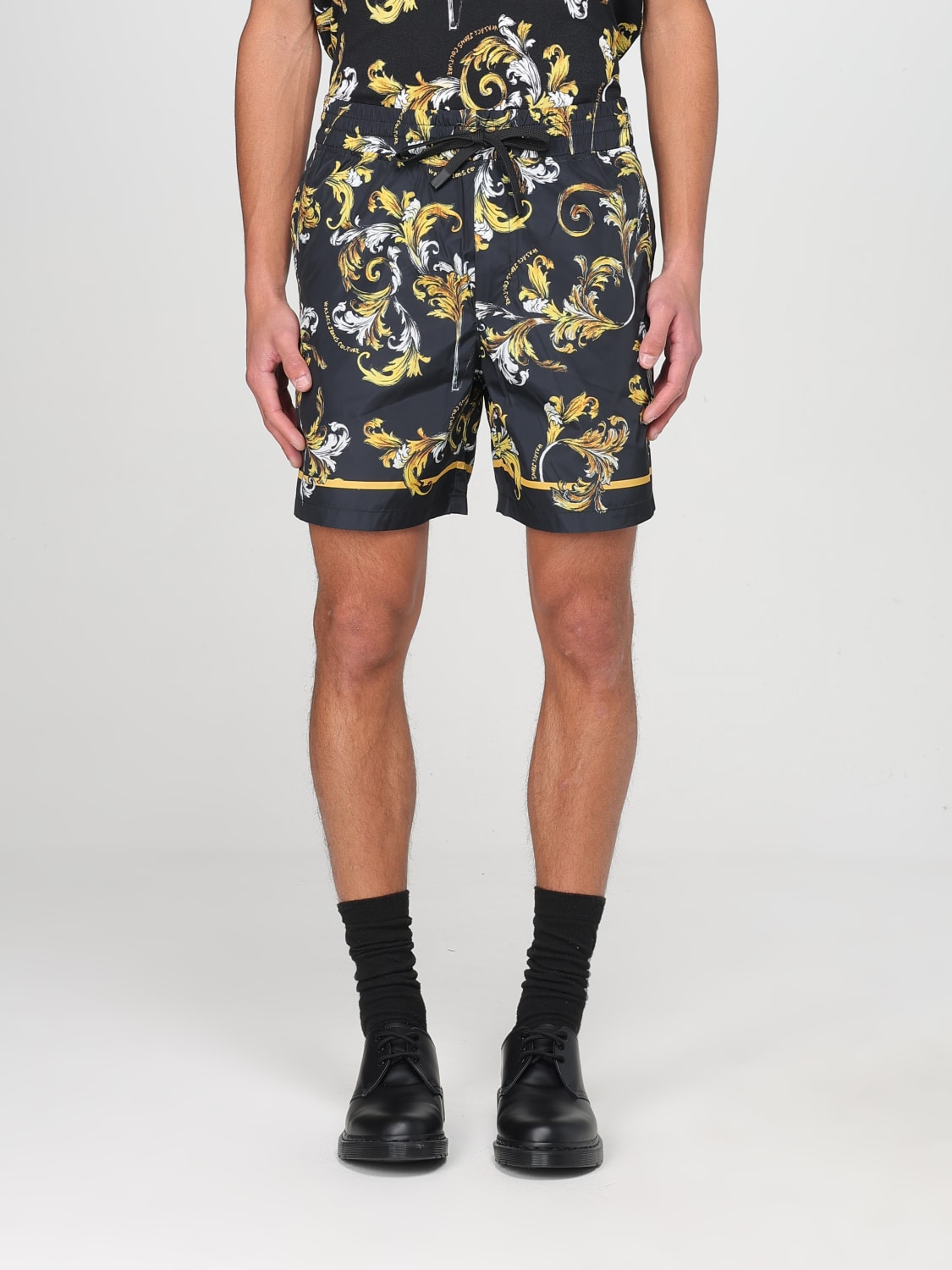 VERSACE JEANS COUTURE SWIMSUIT: Short men Versace Jeans Couture, Black - Img 1