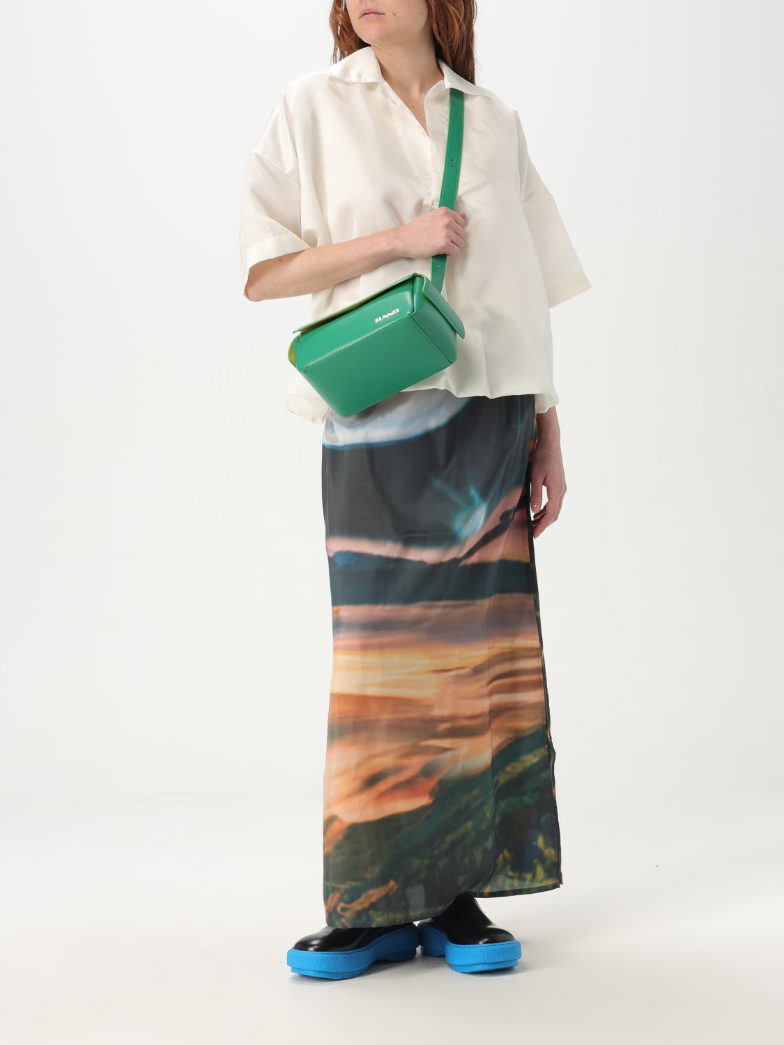 SUNNEI MINI BAG: Crossbody bags woman Sunnei, Green - Img 2