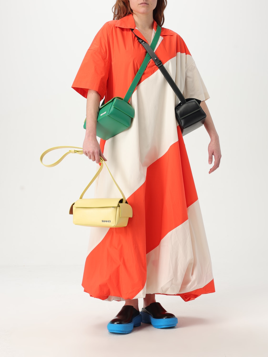 ワンピース SUNNEI Woman Dress Orange RTWWDRE029 8262 SUNNEI: Dress woman - Orange | Sunnei dress RTWWDRE029
