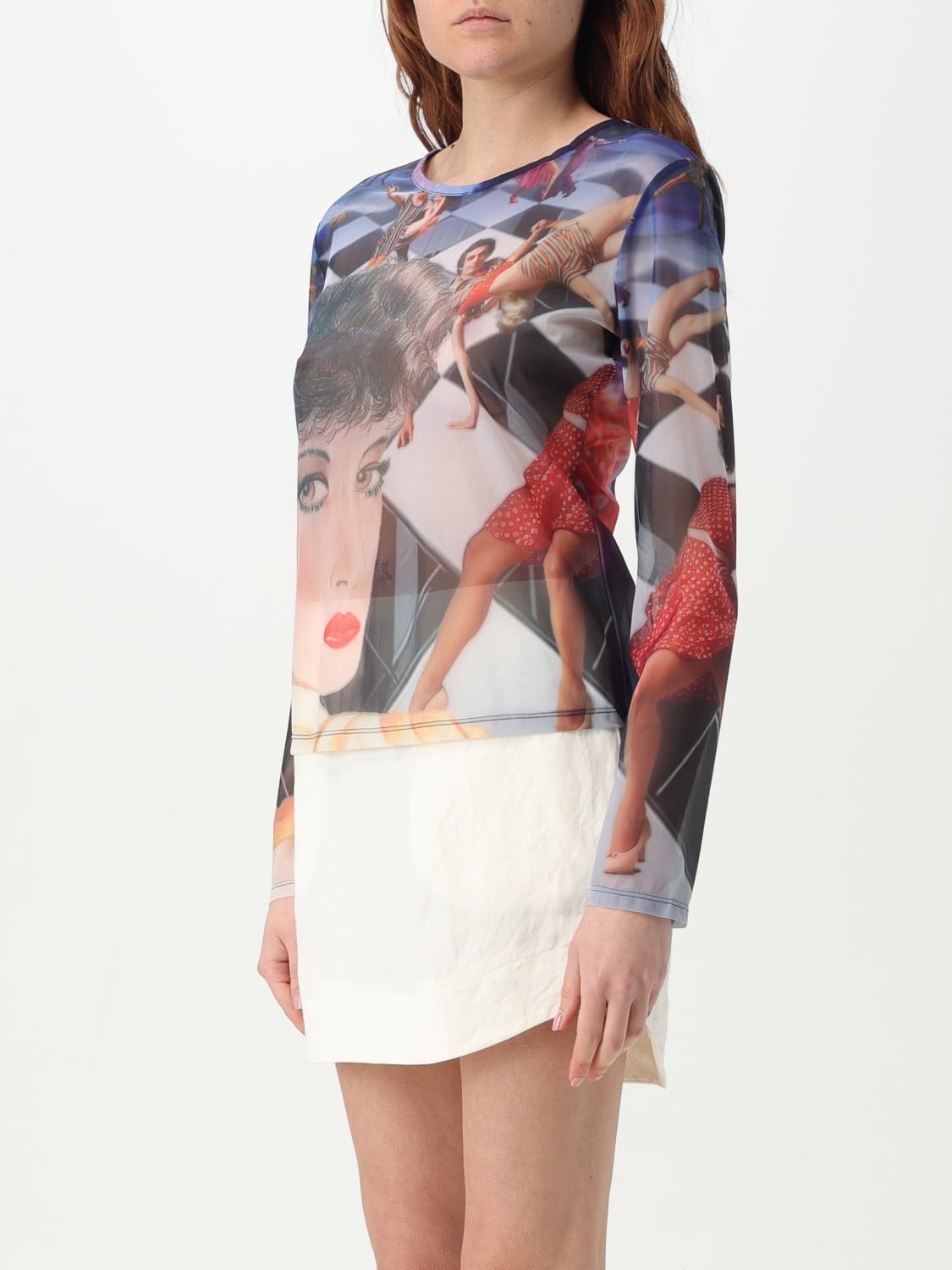 Tシャツ・カットソー SUNNEI Woman T-Shirt Multicolor RTWWTOP016 0023 SUNNEI: T-shirt woman - Multicolor | Sunnei t-shirt