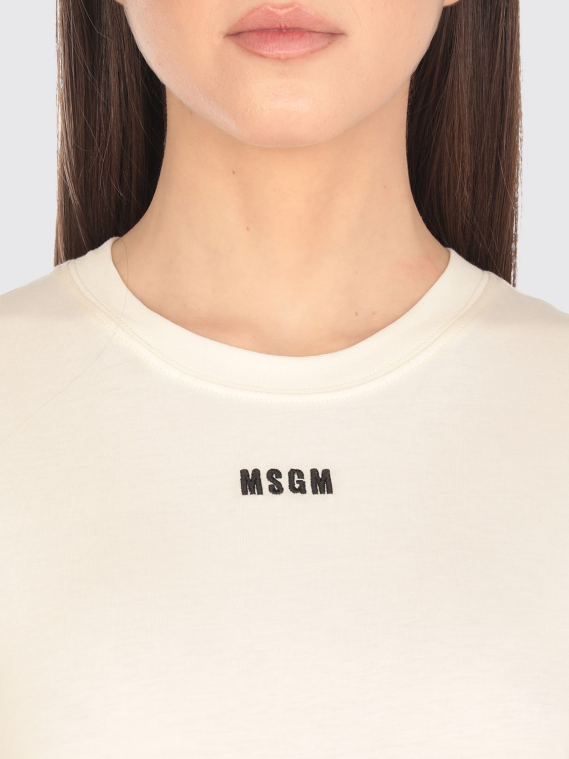 ワンピース MSGM Woman Dress Ivory 3841MDA74257002 02 MSGM: Dress woman - Ivory | MSGM dress 3841MDA74257002