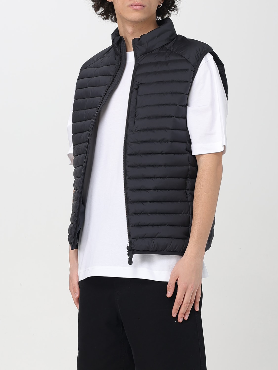 SAVE THE DUCK 西装马甲: 外套 男士 Save The Duck, 黑色 - Img 3