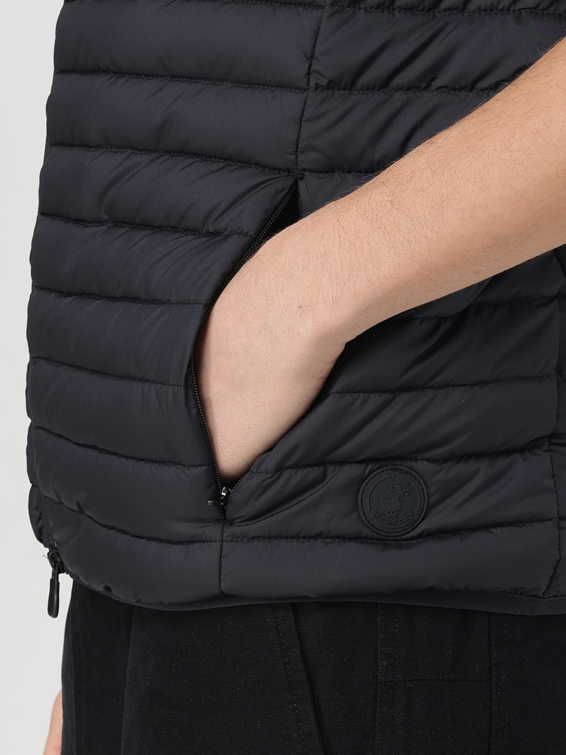 SAVE THE DUCK 西装马甲: 外套 男士 Save The Duck, 黑色 - Img 4