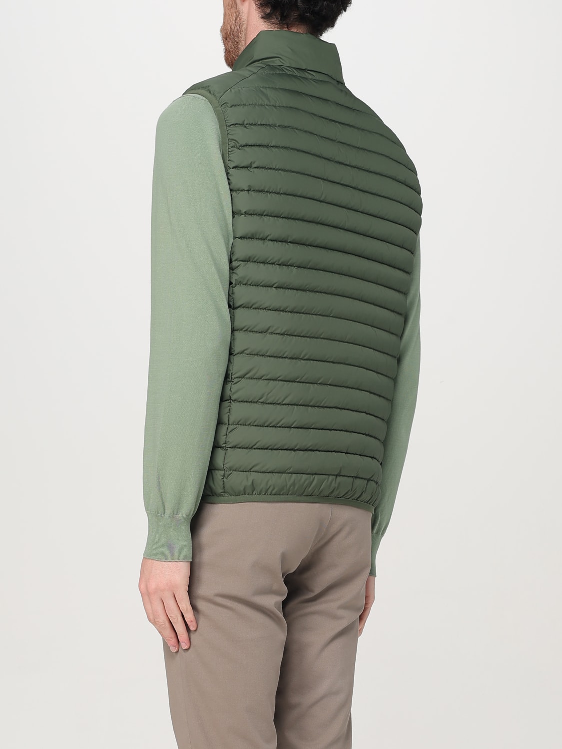 SAVE THE DUCK 西装马甲: 外套 男士 Save The Duck, 绿色 - Img 2