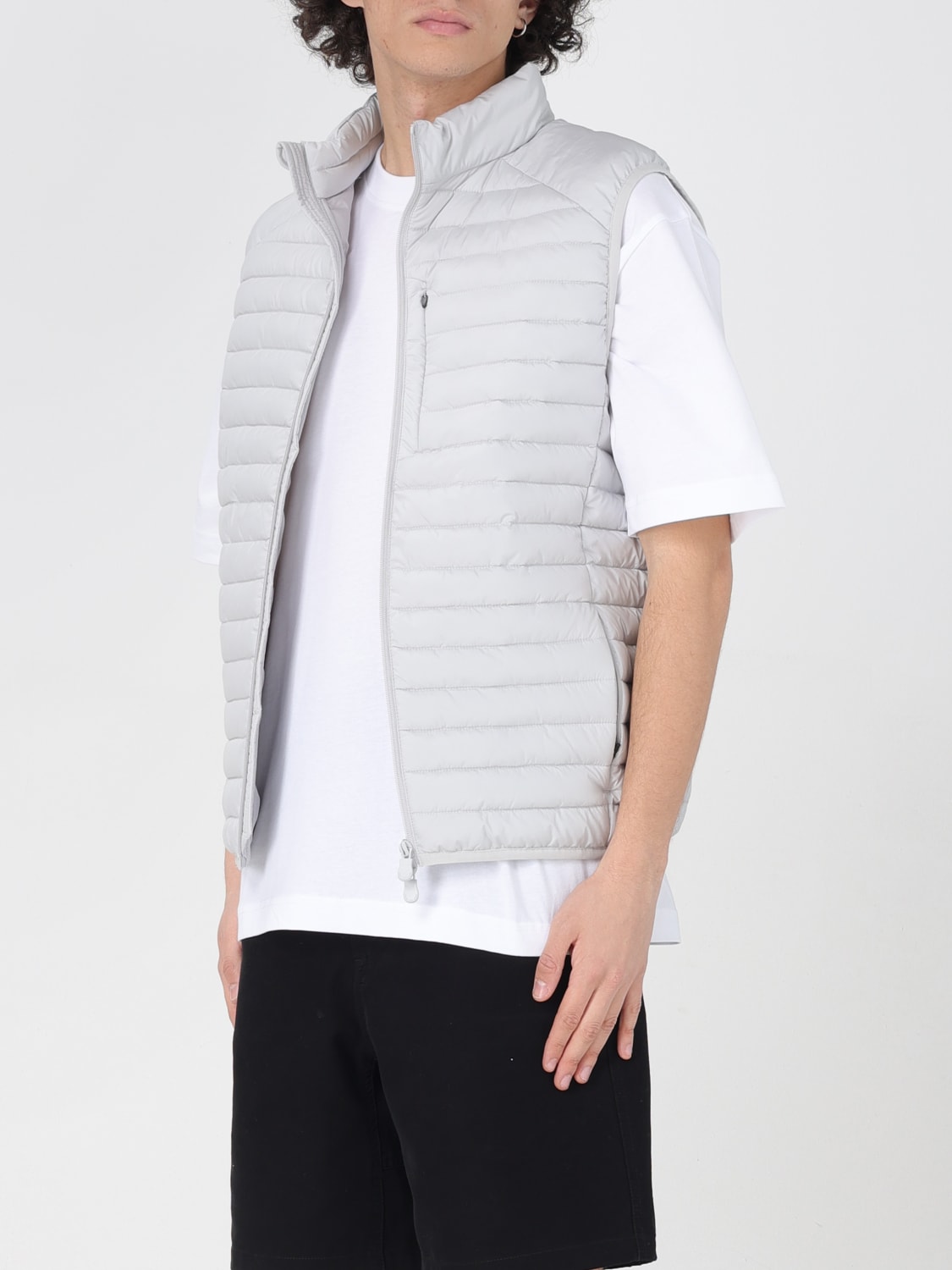 SAVE THE DUCK SUIT VEST: Jacket men Save The Duck, Grey - Img 3