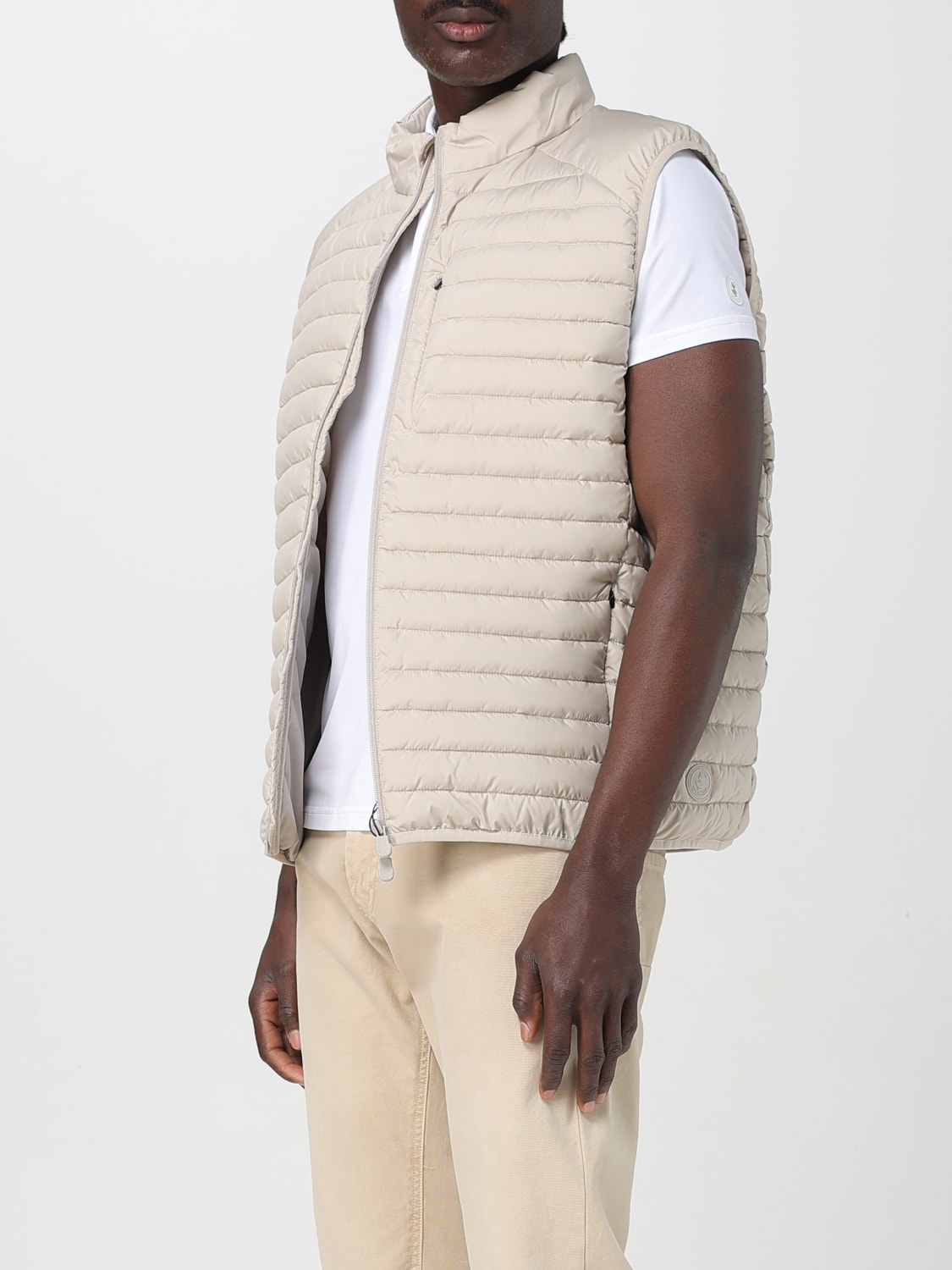 SAVE THE DUCK SUIT VEST: Jacket men Save The Duck, Beige - Img 3