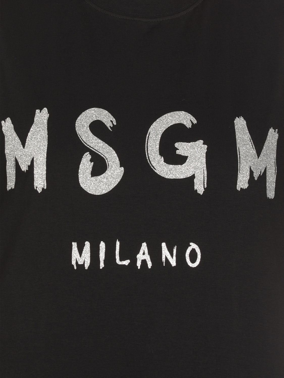 Tシャツ・カットソー MSGM Woman T-Shirt Black 3441MDM510G237002 99 MSGM: T-shirt woman - Black | MSGM t-shirt 3441MDM510G237002