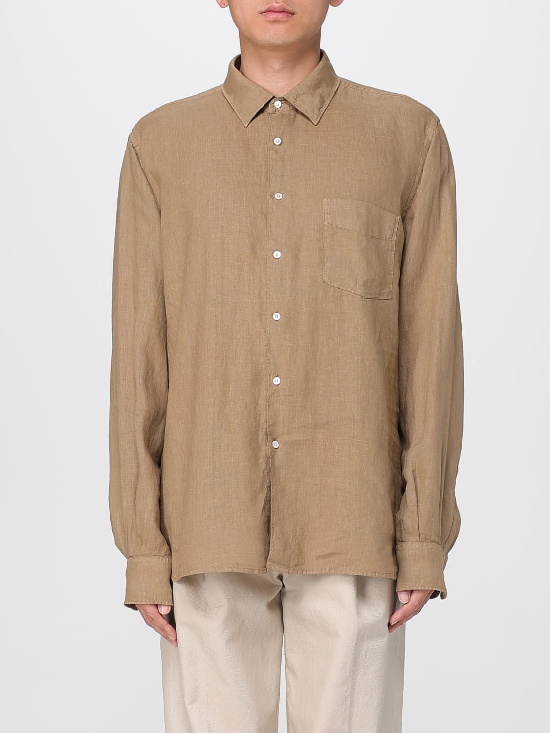 ASPESI HEMD: Hemd herren Aspesi, Braun - Img 1