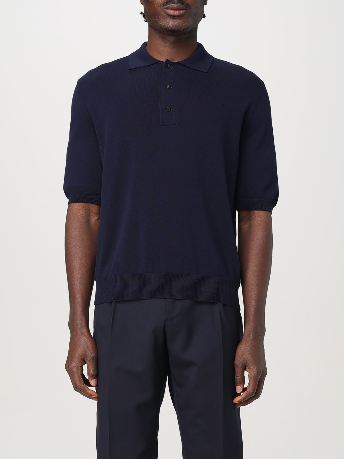 ZANONE POLO: Polo homme Zanone, Bleu - Img 1
