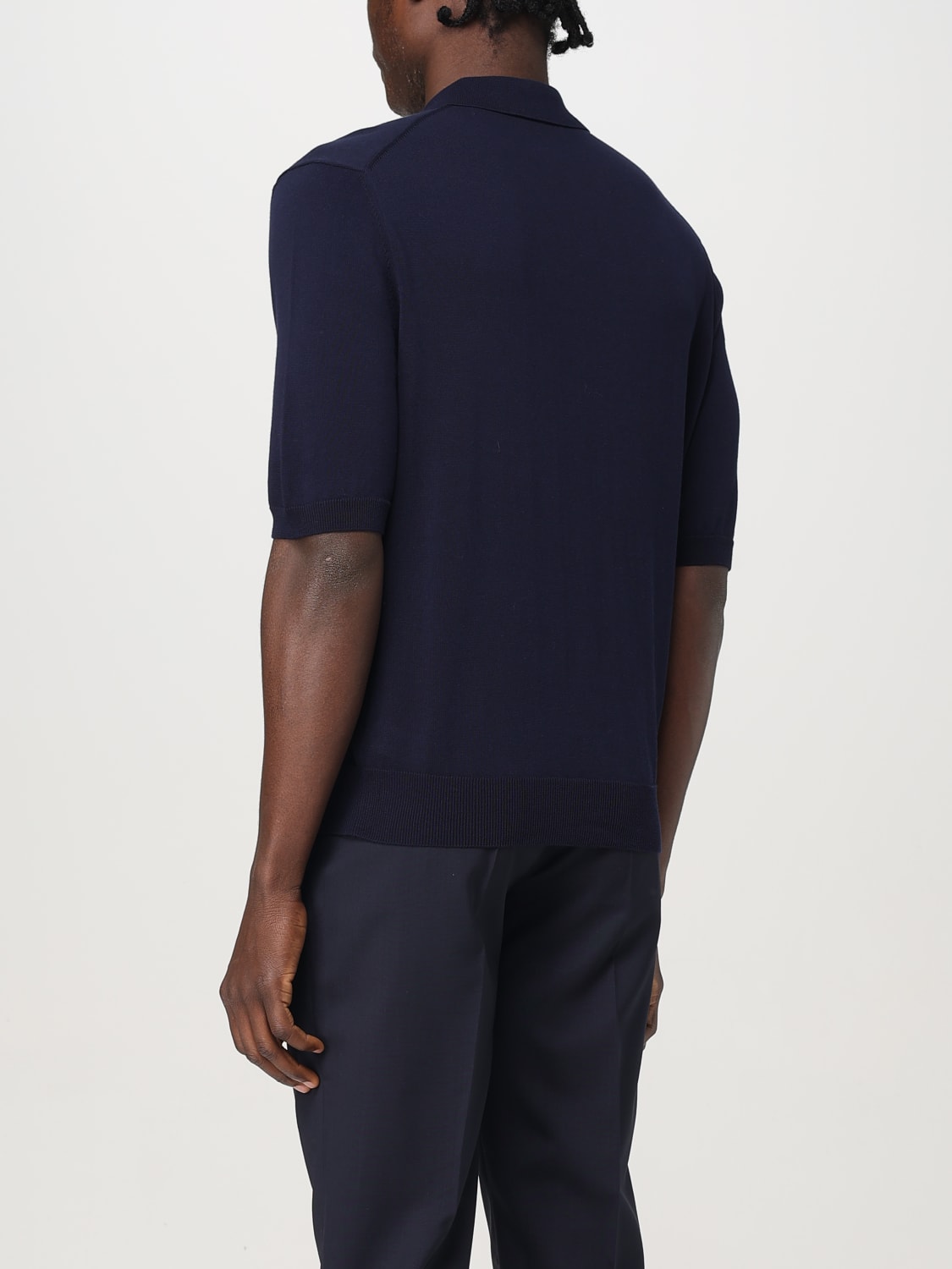 ZANONE POLO: Polo homme Zanone, Bleu - Img 2