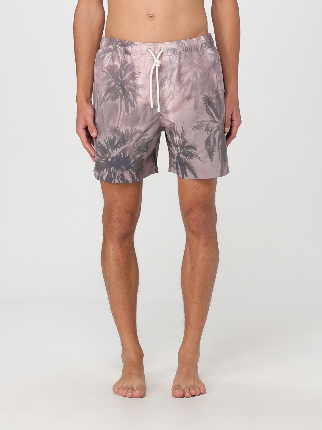 PALM ANGELS COSTUME: Costume da bagno boxer Palm Angels, Beige - Img 1