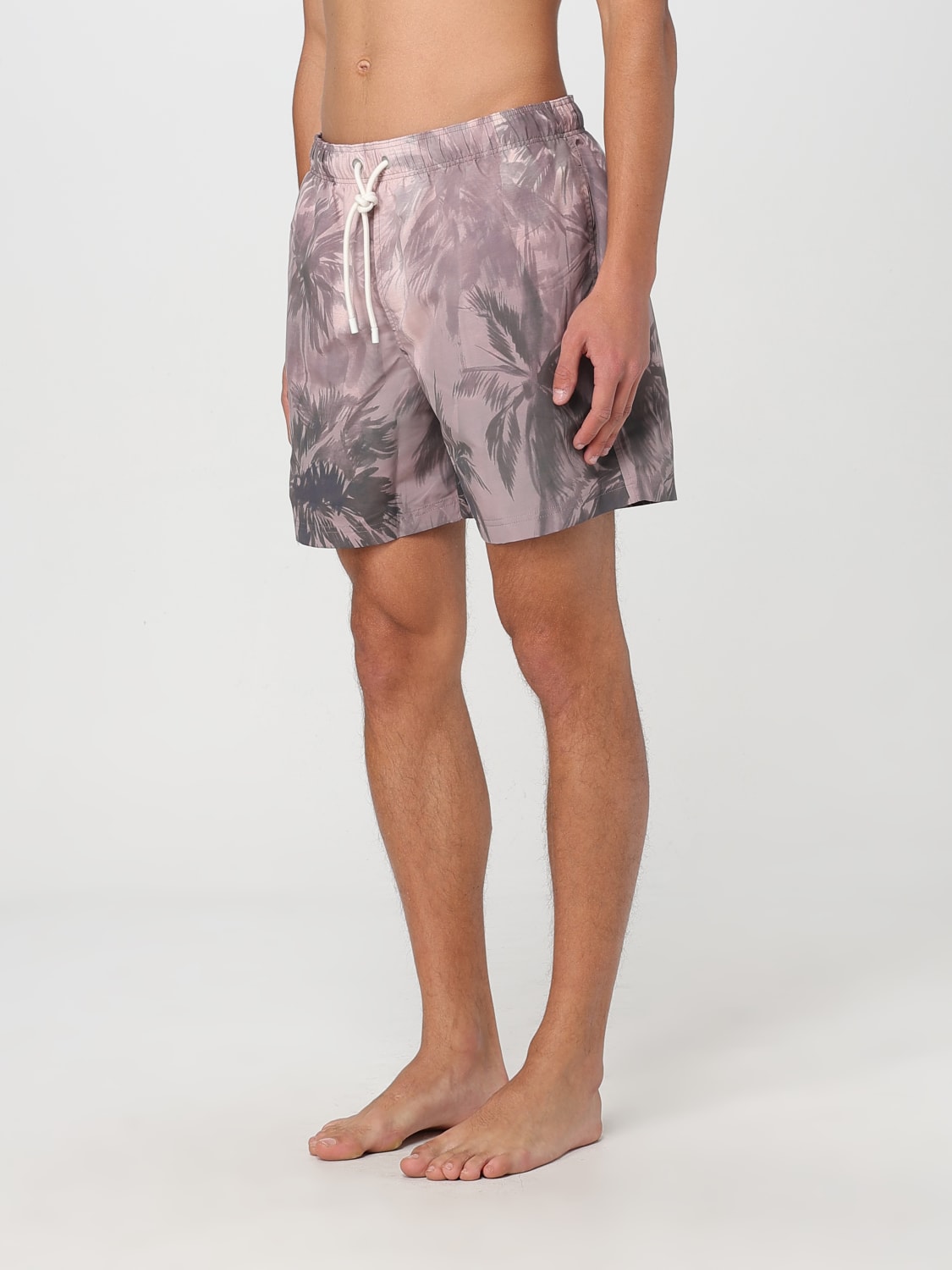 PALM ANGELS COSTUME: Costume da bagno boxer Palm Angels, Beige - Img 3