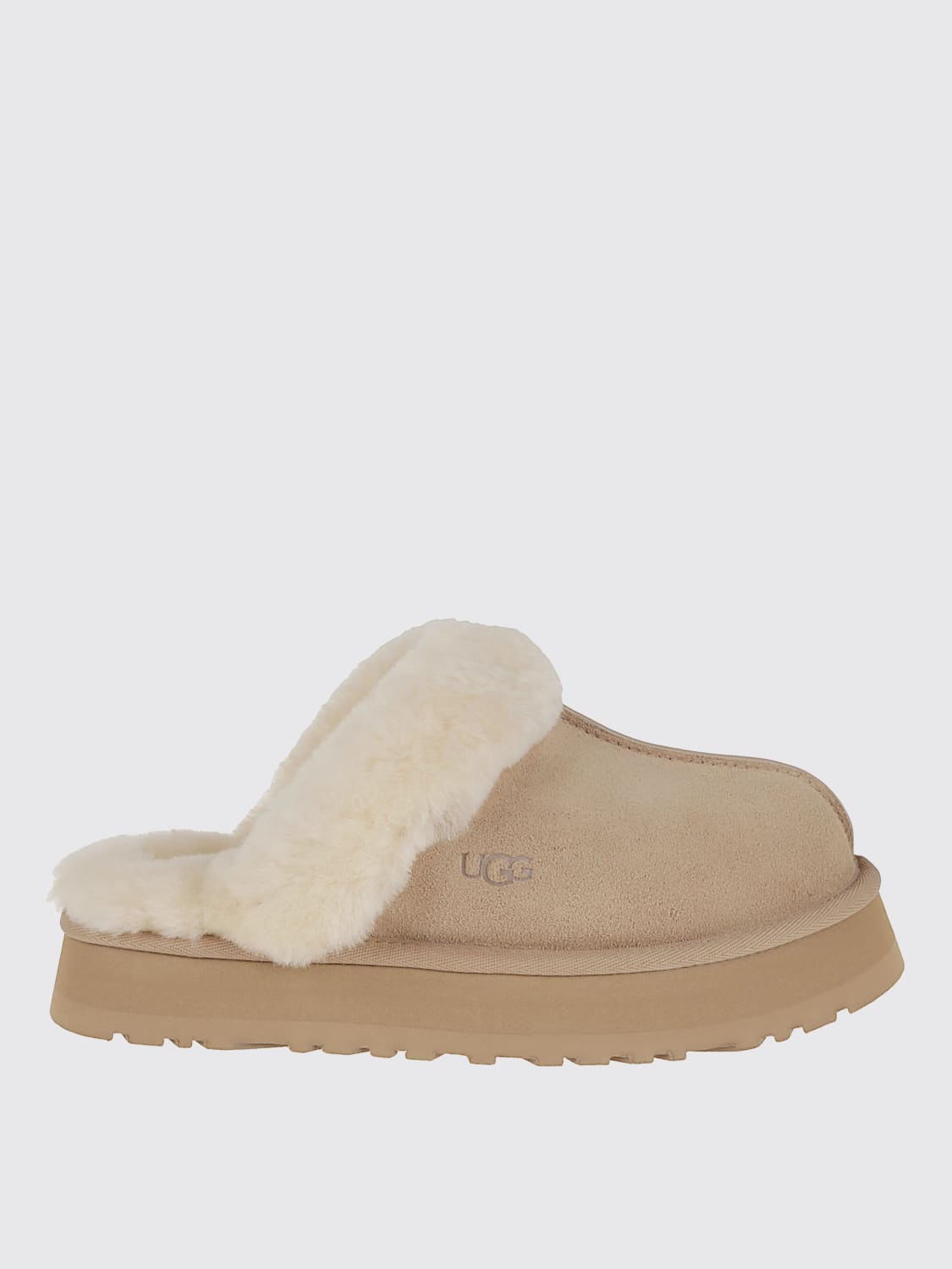 UGG ZAPATOS: Botines planos mujer UGG, Beige - Img 1