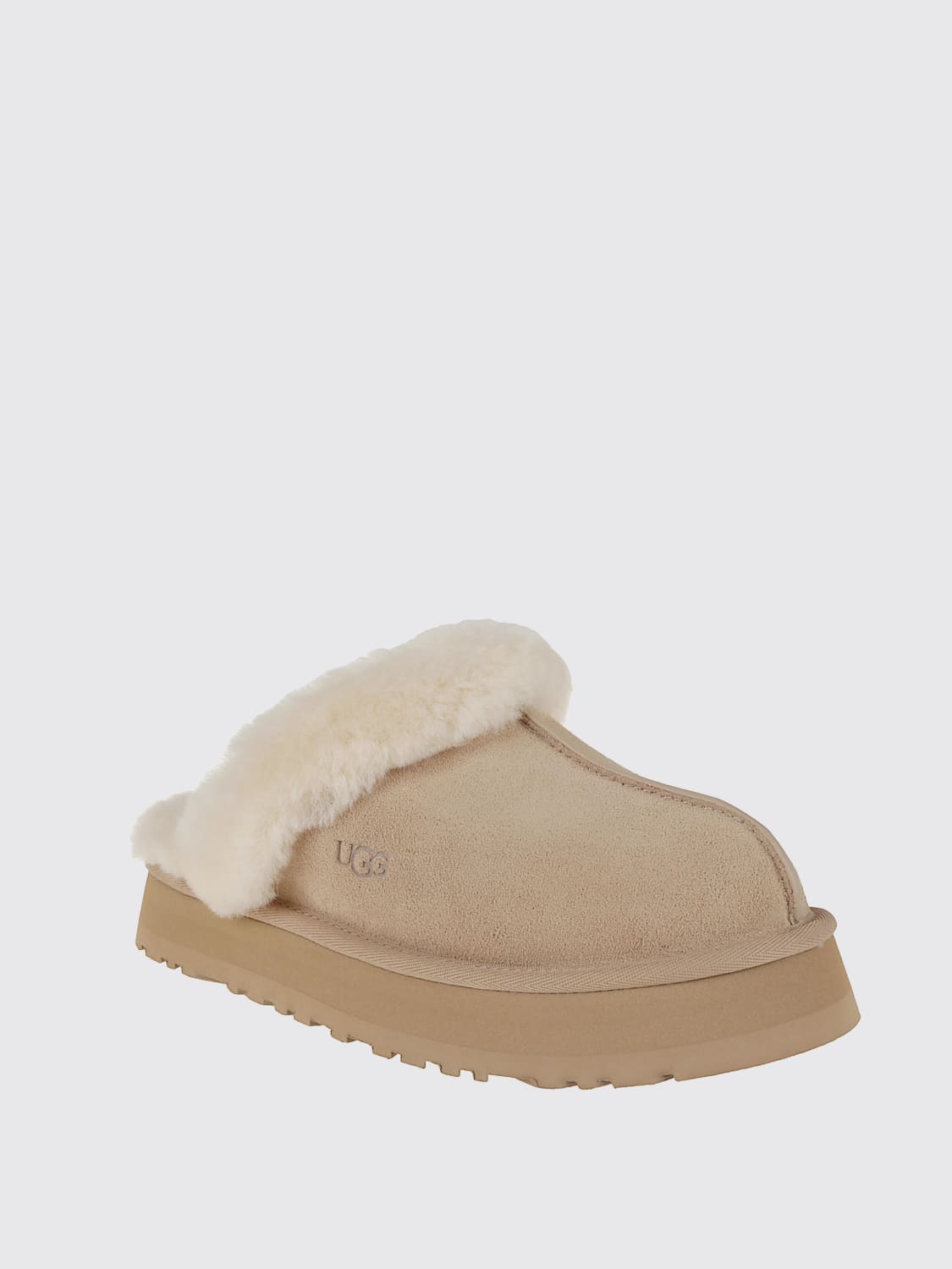 UGG ZAPATOS: Botines planos mujer UGG, Beige - Img 2