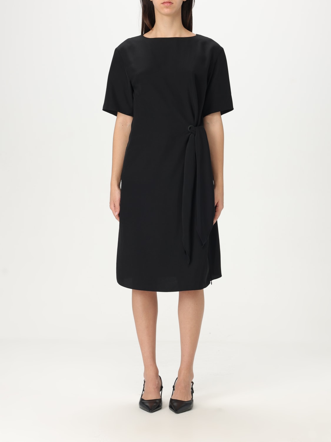 ワンピース EMPORIO ARMANI Woman Dress Black EW001538TE14039 UC001 EMPORIO ARMANI: Dress woman - Black | Emporio Armani dress