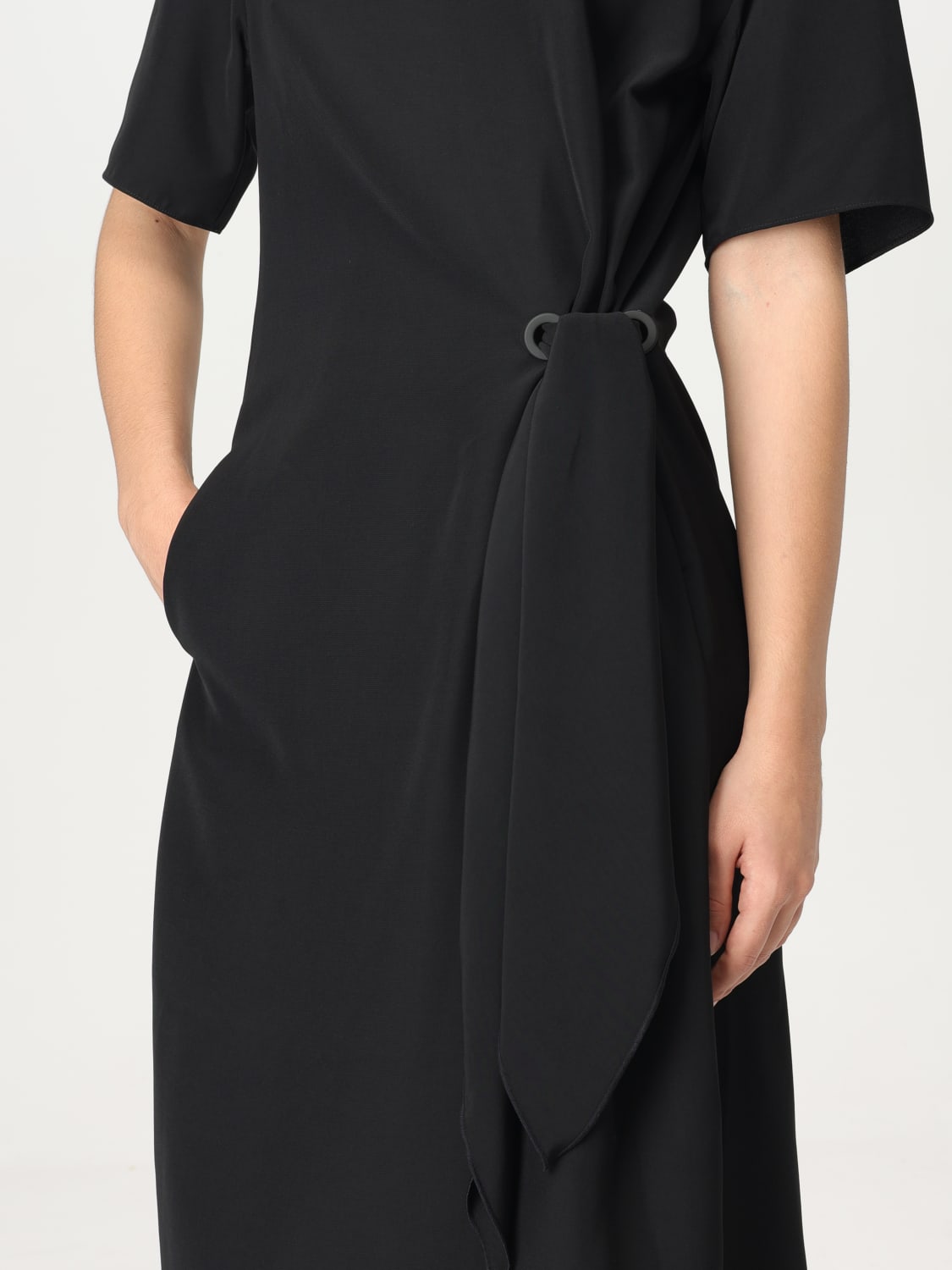 ワンピース EMPORIO ARMANI Woman Dress Black EW001538TE14039 UC001 EMPORIO ARMANI: Dress woman - Black | Emporio Armani dress