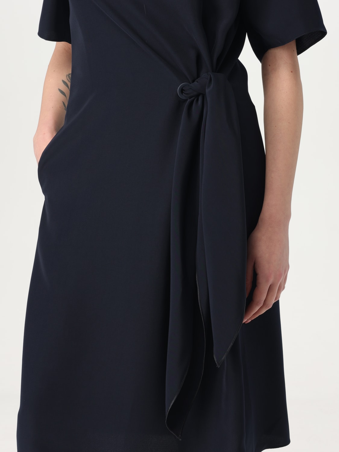 ワンピース EMPORIO ARMANI Woman Dress Blue EW001538TE14039 UB115 EMPORIO ARMANI: Dress woman - Blue | Emporio Armani dress