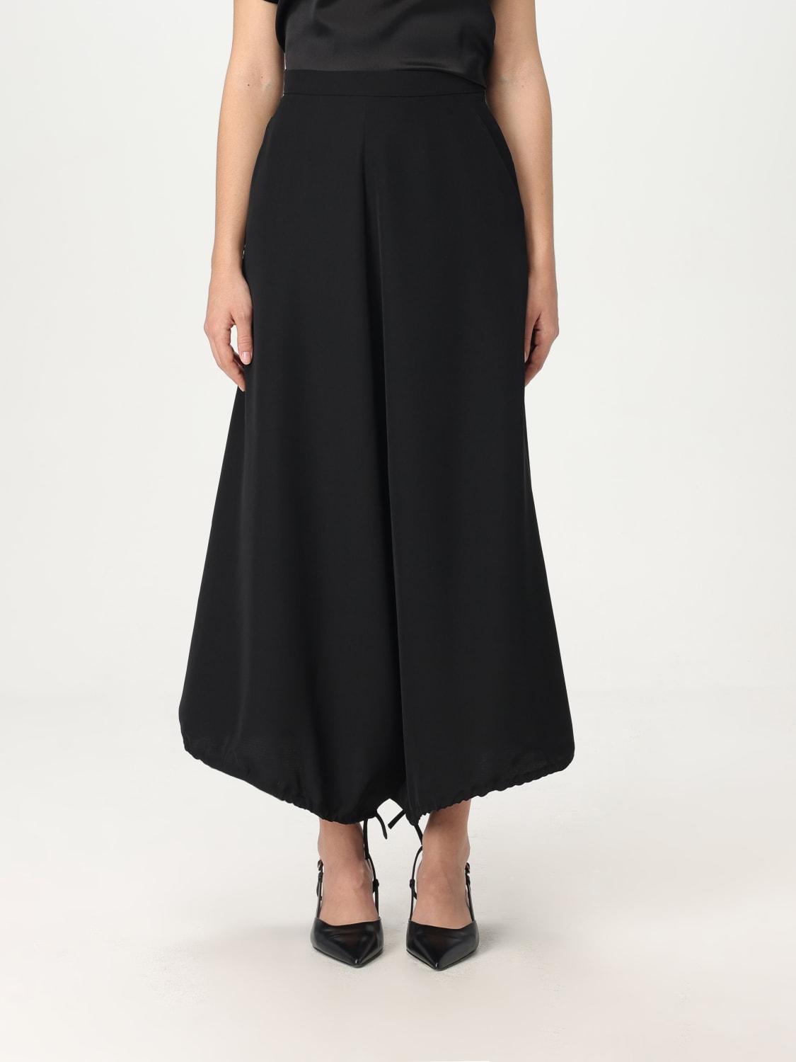 EMPORIO ARMANI: Skirt woman - Black | Emporio Armani pants