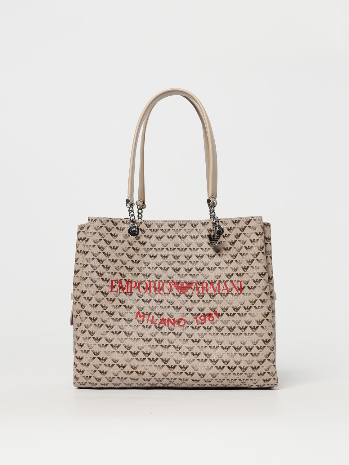 ハンドバッグ EMPORIO ARMANI Woman Handbag Ecru Y3D158YWS0E F1075 EMPORIO ARMANI: Handbag woman - Ecru | Emporio Armani