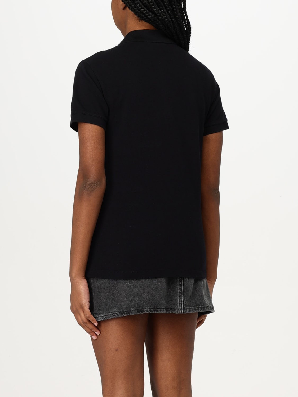 Tシャツ・カットソー MAISON KITSUNE Woman Polo Shirt Black OW00207KJ7010 P199 lm00208kj7002-p199_1_2.jpg