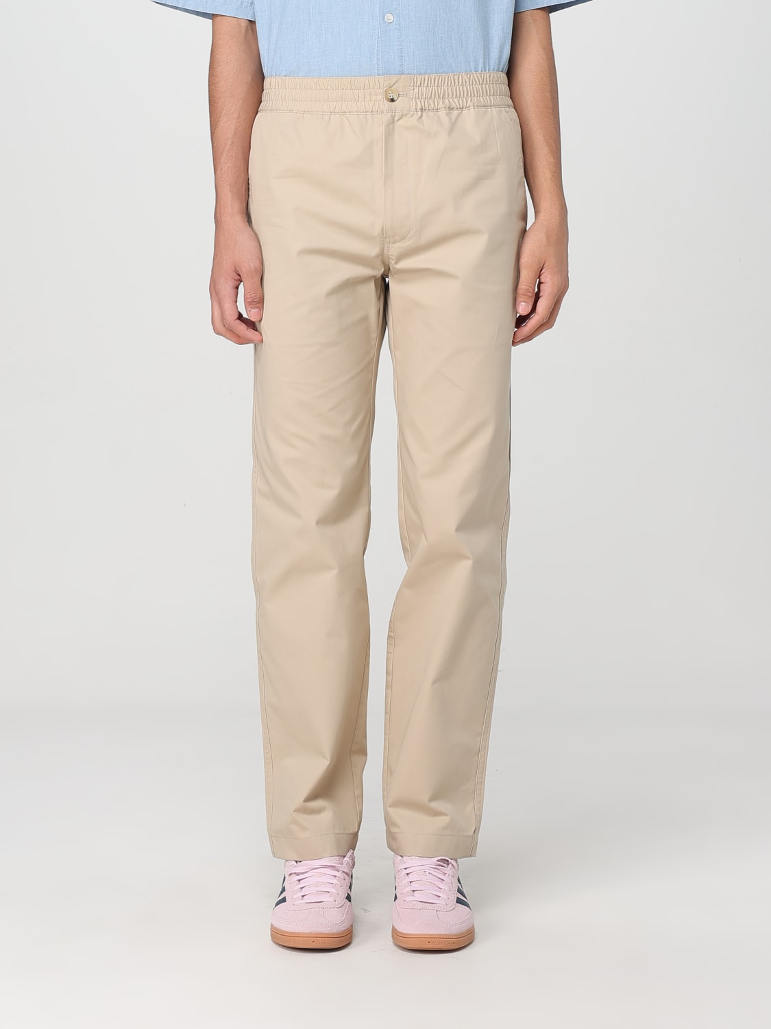 MAISON KITSUNÉ PANTS: Pants men Maison KitsunÉ, Sand - Img 1