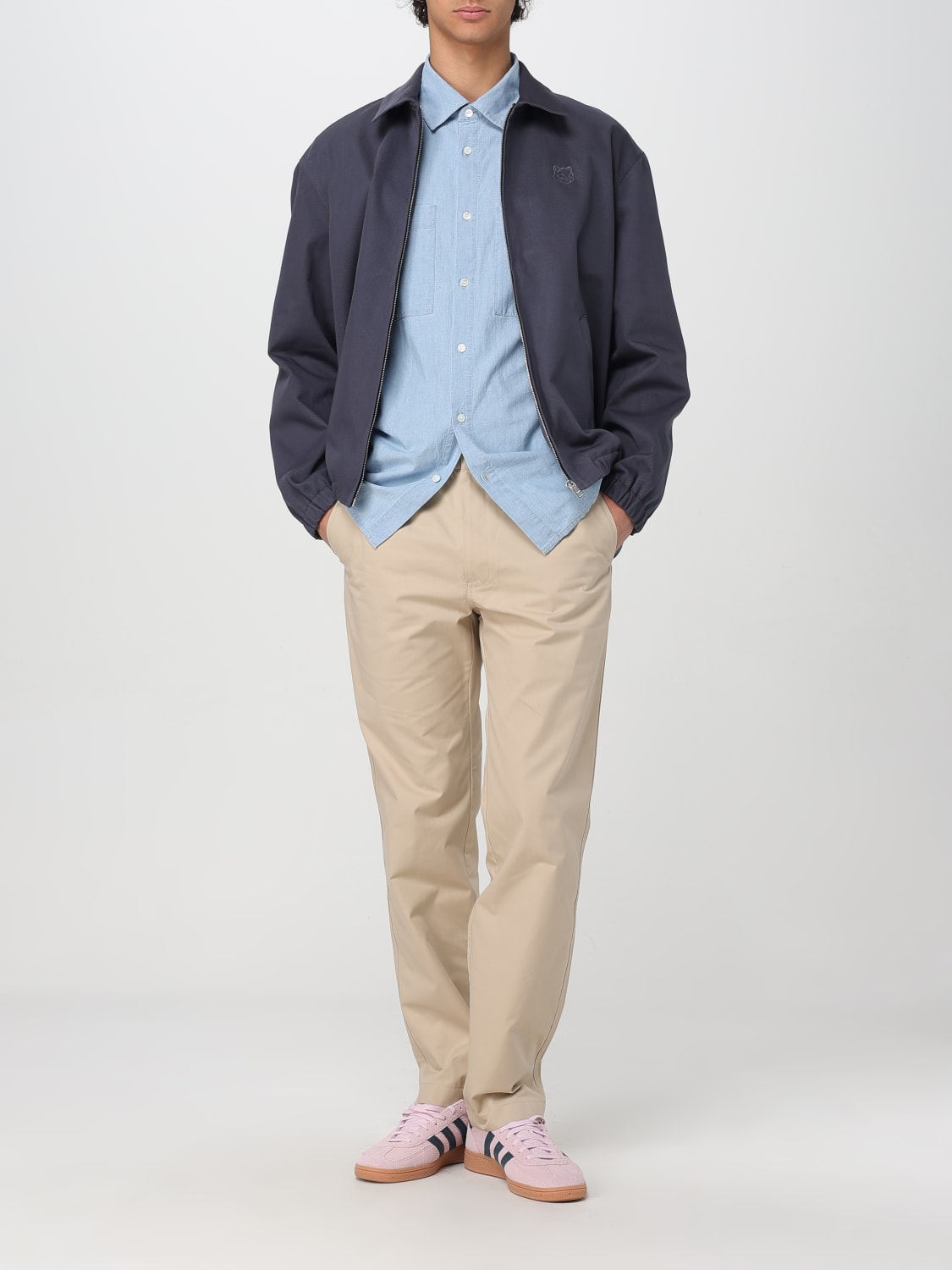 MAISON KITSUNÉ PANTS: Pants men Maison KitsunÉ, Sand - Img 2