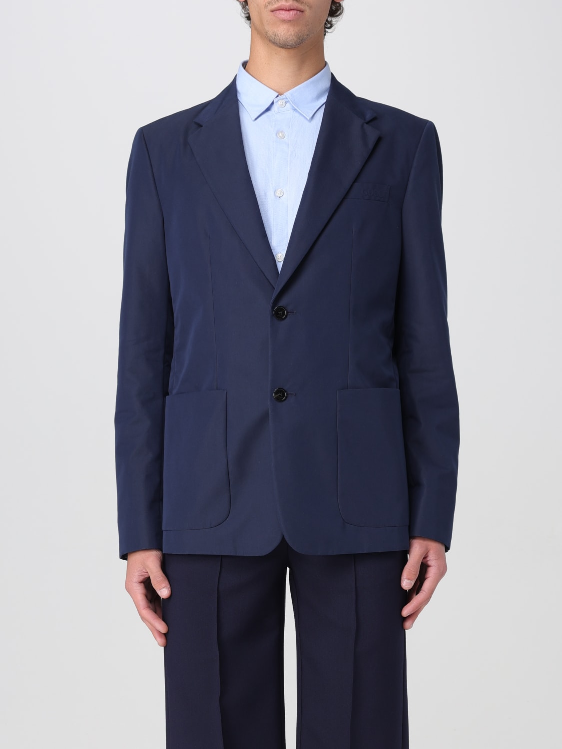 GUCCI JACKET: Blazer men Gucci, Blue - Img 1