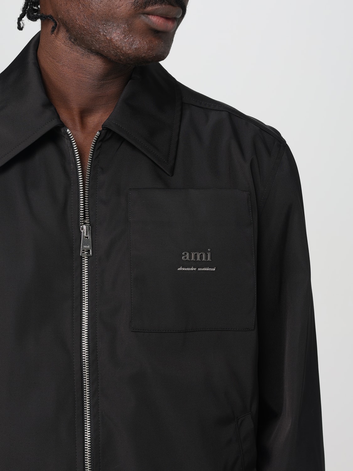 AMI PARIS: Jacket men - Black | Ami Paris jacket