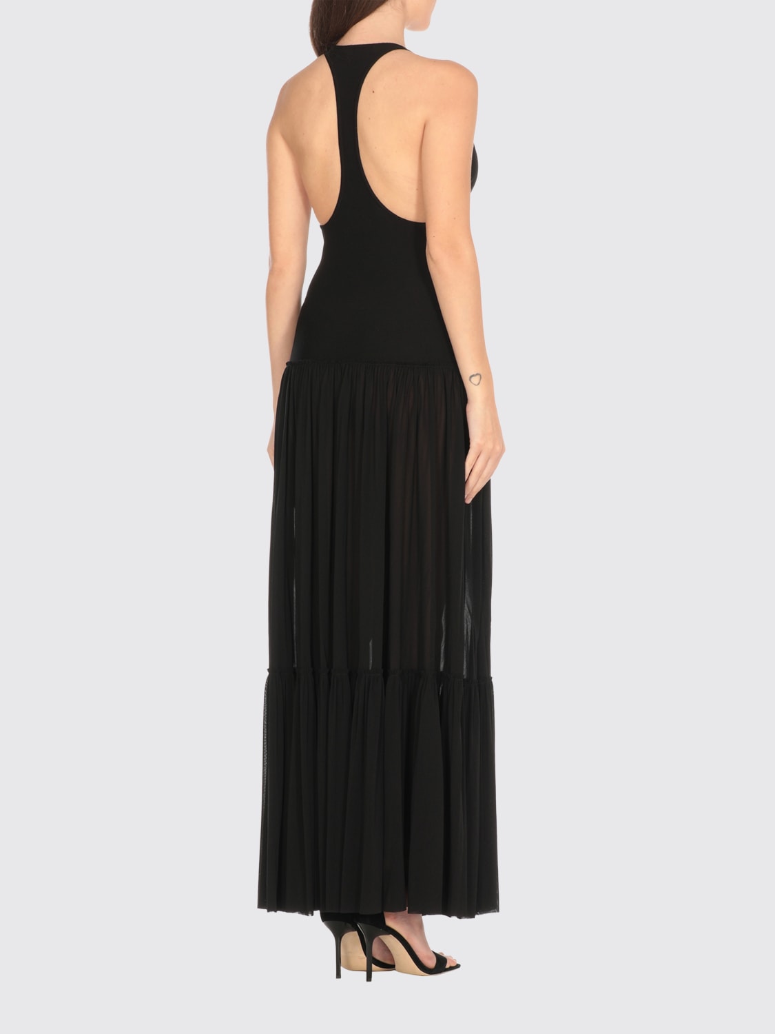 ワンピース PHILOSOPHY DI LORENZO SERAFINI Woman Dress Black 04917105 PHILOSOPHY Di LORENZO SERAFINI | Black Women's Midi Dress | YOOX