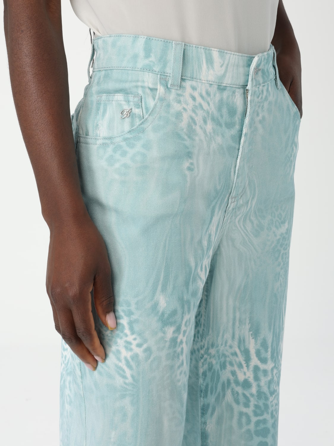 デニム・ジーパン BLUMARINE Woman Jeans Sky 4J105A M6D99 BLUMARINE: Jeans woman - Sky | Blumarine jeans 4J105A online