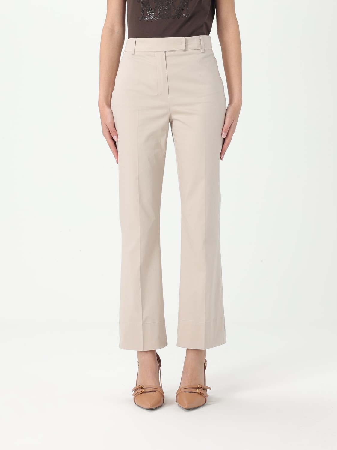 'S MAX MARA PANTS: Pants woman 's Max Mara, Grey - Img 1