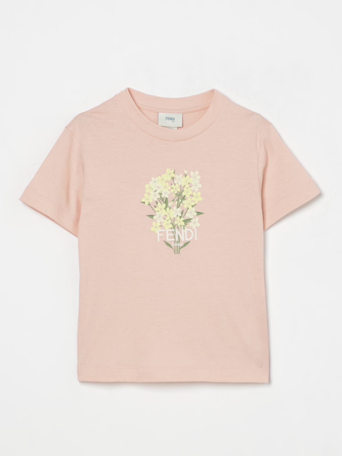 FENDI T-SHIRT: T-shirt kids Fendi, Strawberry - Img 1
