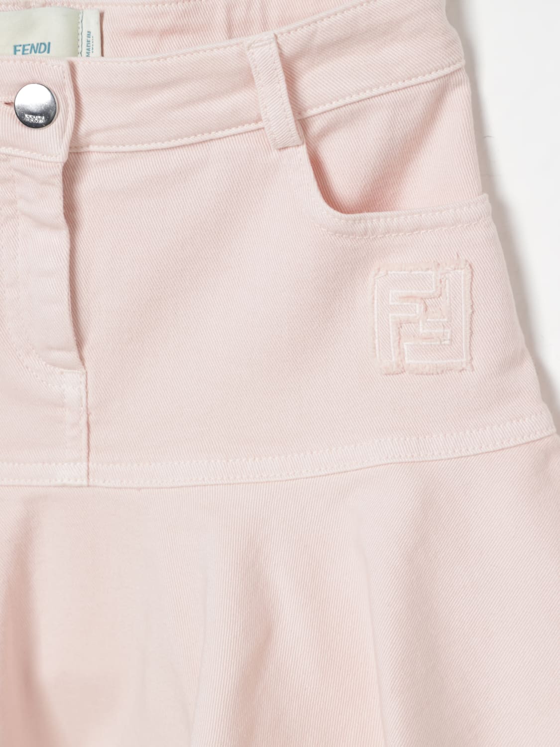 FENDI FALDA: Falda niños Fendi, Fresa - Img 3