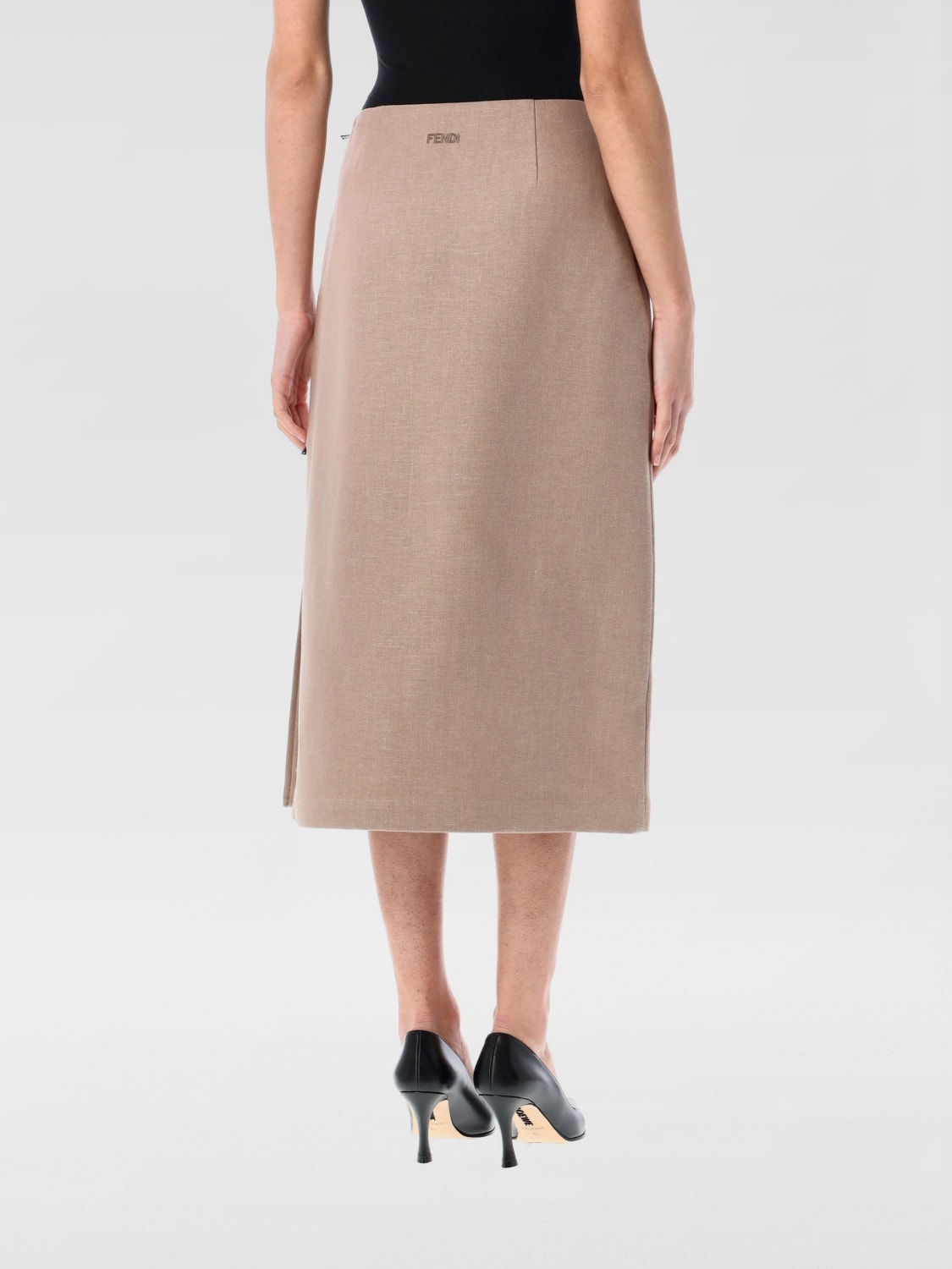 スカート FENDI Women Skirts FQ7634AUOK Pink FENDI: Skirt woman - Pink | Fendi skirt FQ7634AUOK online at