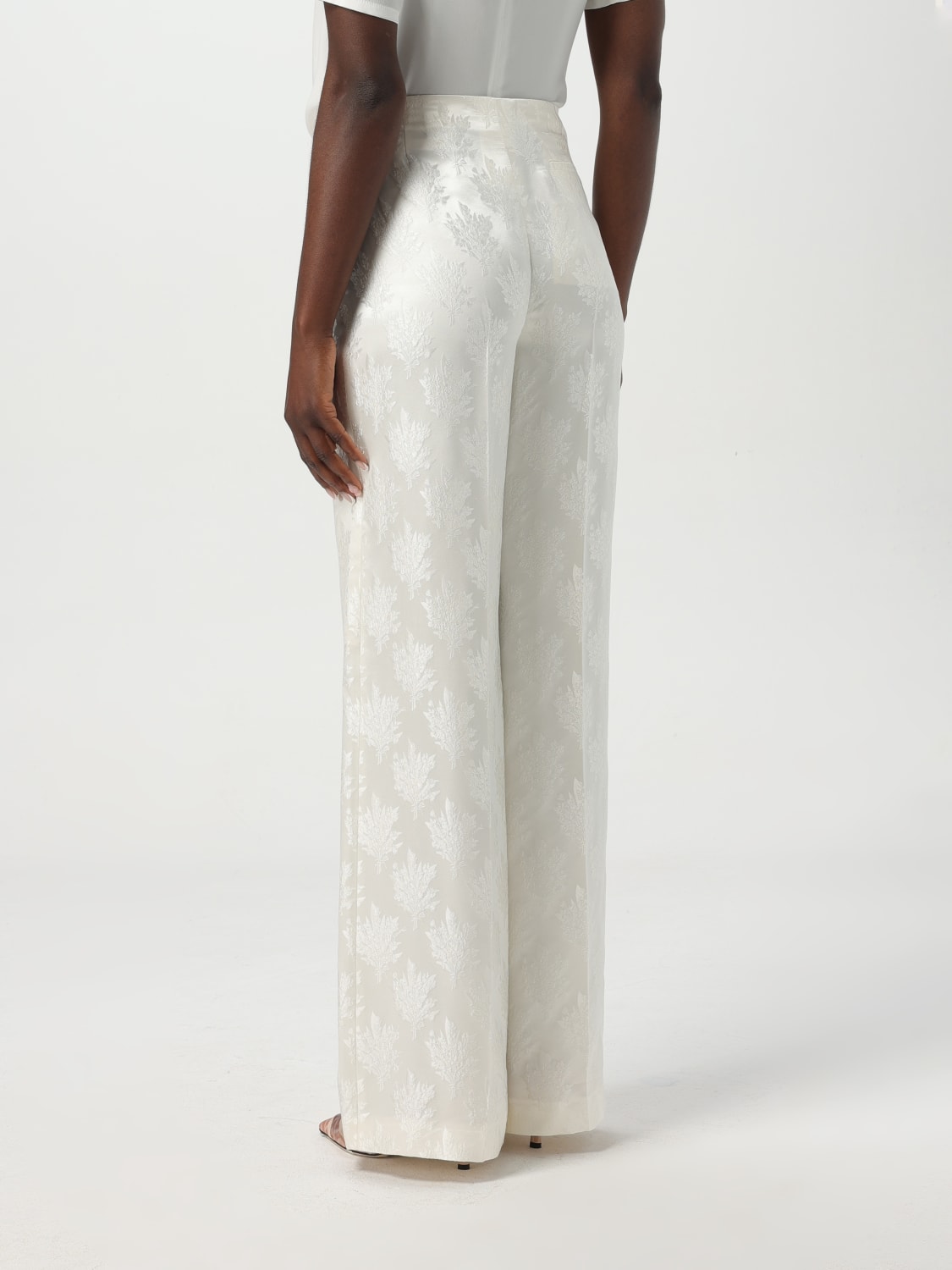 FENDI HOSE: Hose damen Fendi, Weiß - Img 2