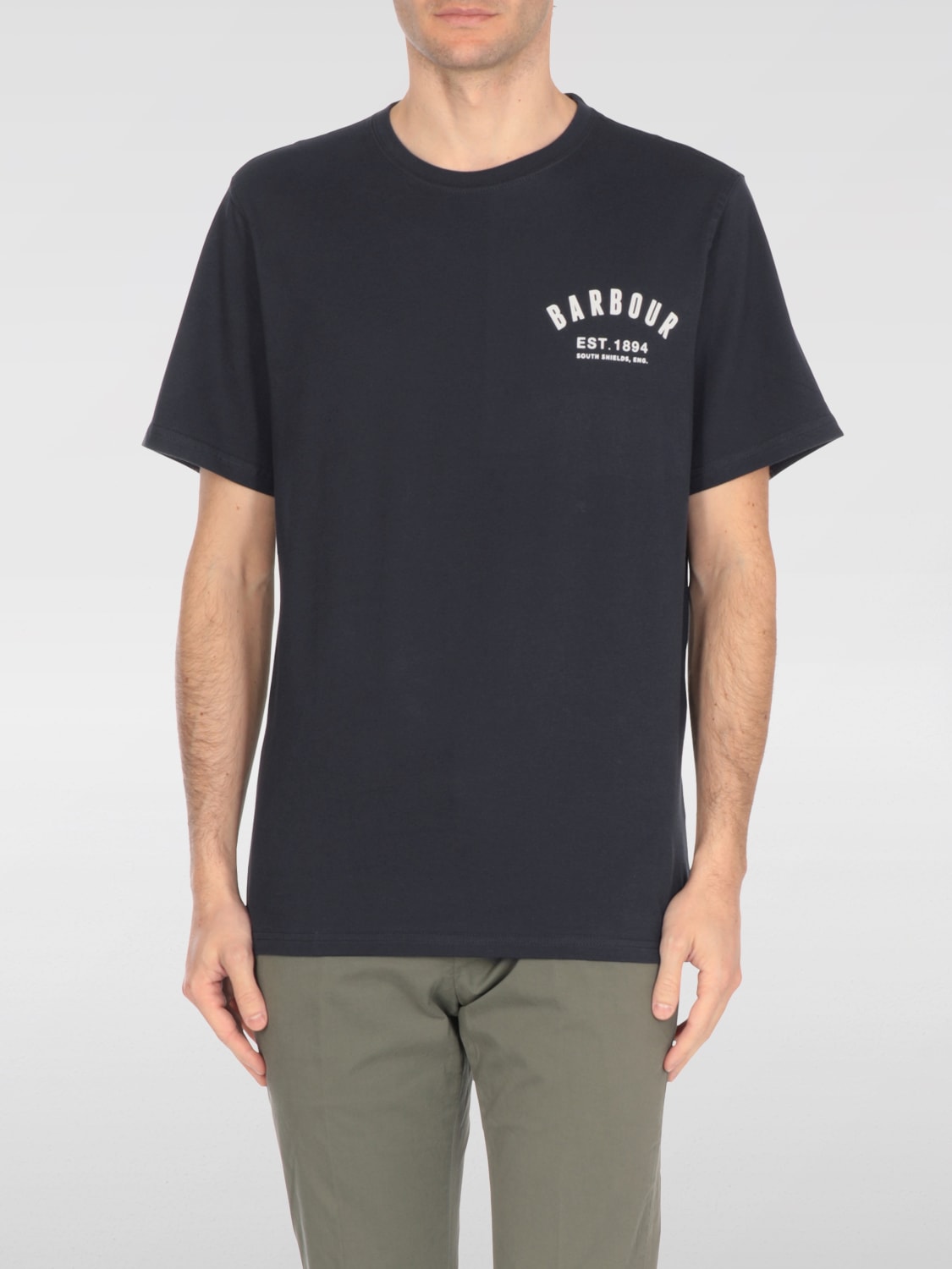 Tシャツ・カットソー BARBOUR Men T-shirt Blue MTS0502 NY31 BARBOUR: T-shirt men - Blue | Barbour t-shirt MTS0960 online