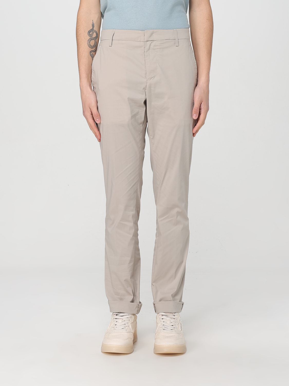 DONDUP PANTS: Pants men Dondup, Beige - Img 1