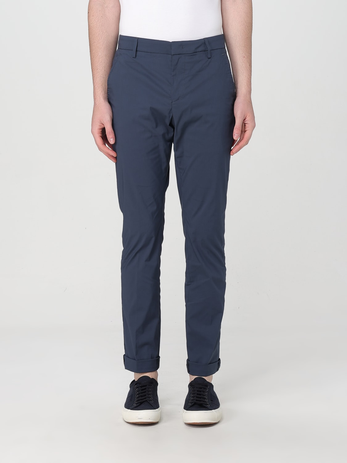 DONDUP PANTS: Pants men Dondup, Blue 1 - Img 1