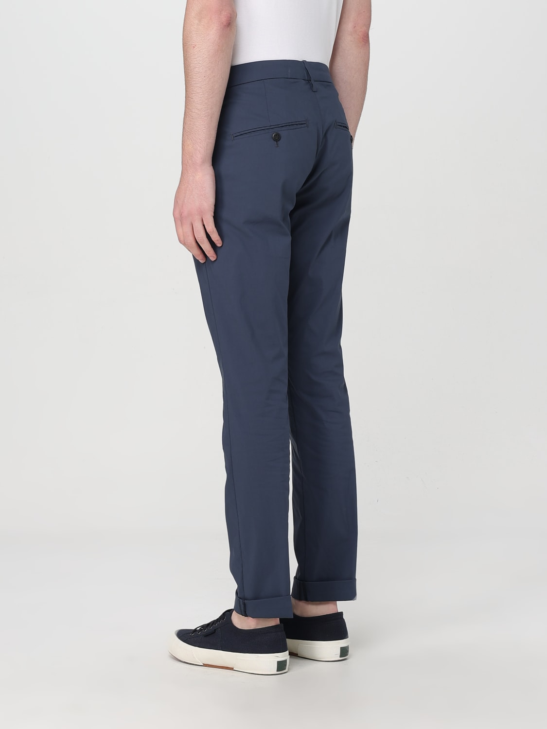 DONDUP PANTS: Pants men Dondup, Blue 1 - Img 2