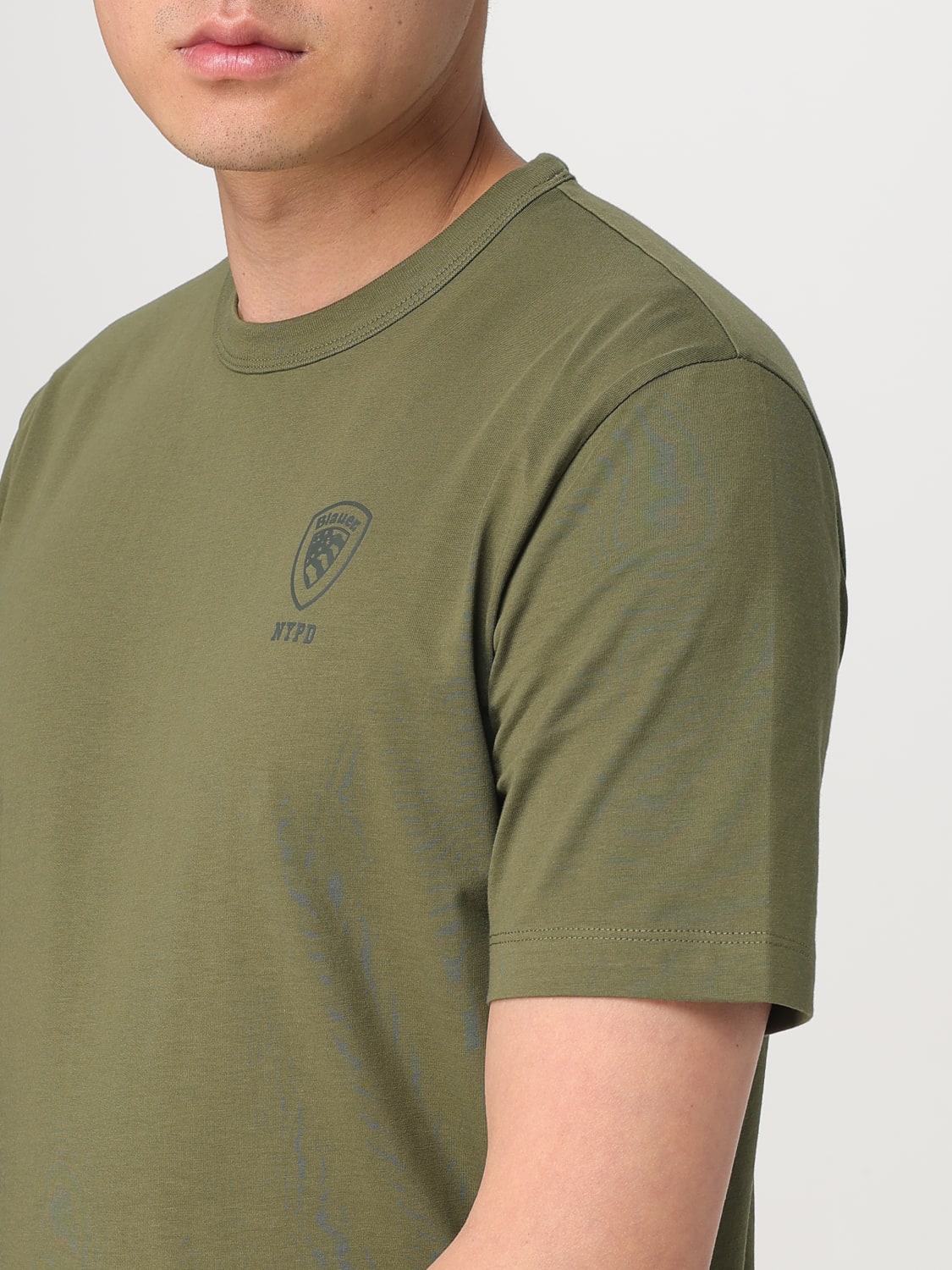 BLAUER T-SHIRT: T-shirt men Blauer, Green - Img 3