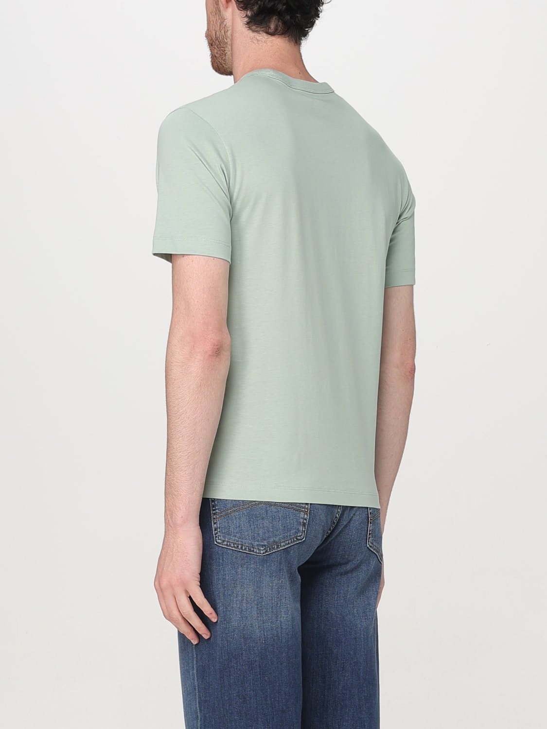 BLAUER T-SHIRT: T-shirt homme Blauer, Vert Sauge - Img 2