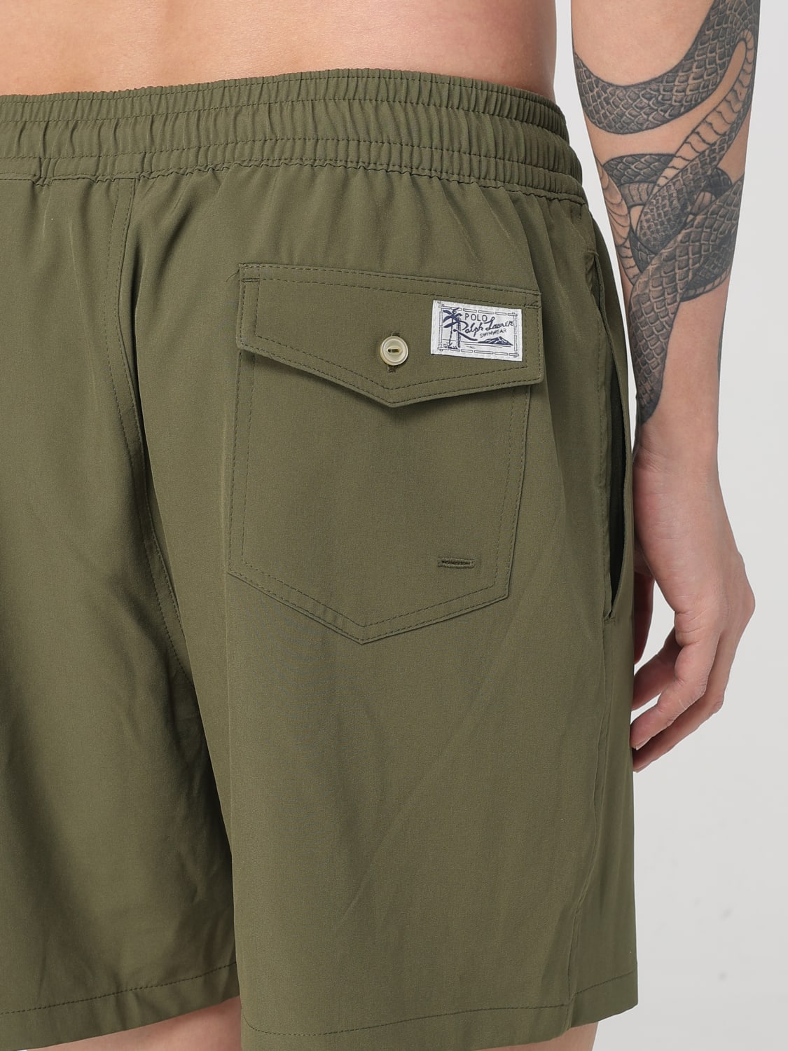 POLO RALPH LAUREN MAILLOT DE BAIN: Maillot de bain homme Polo Ralph Lauren, Vert - Img 3