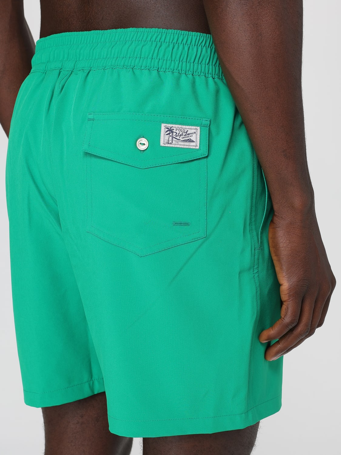 POLO RALPH LAUREN MAILLOT DE BAIN: Maillot de bain homme Polo Ralph Lauren, Vert Bouteille - Img 3