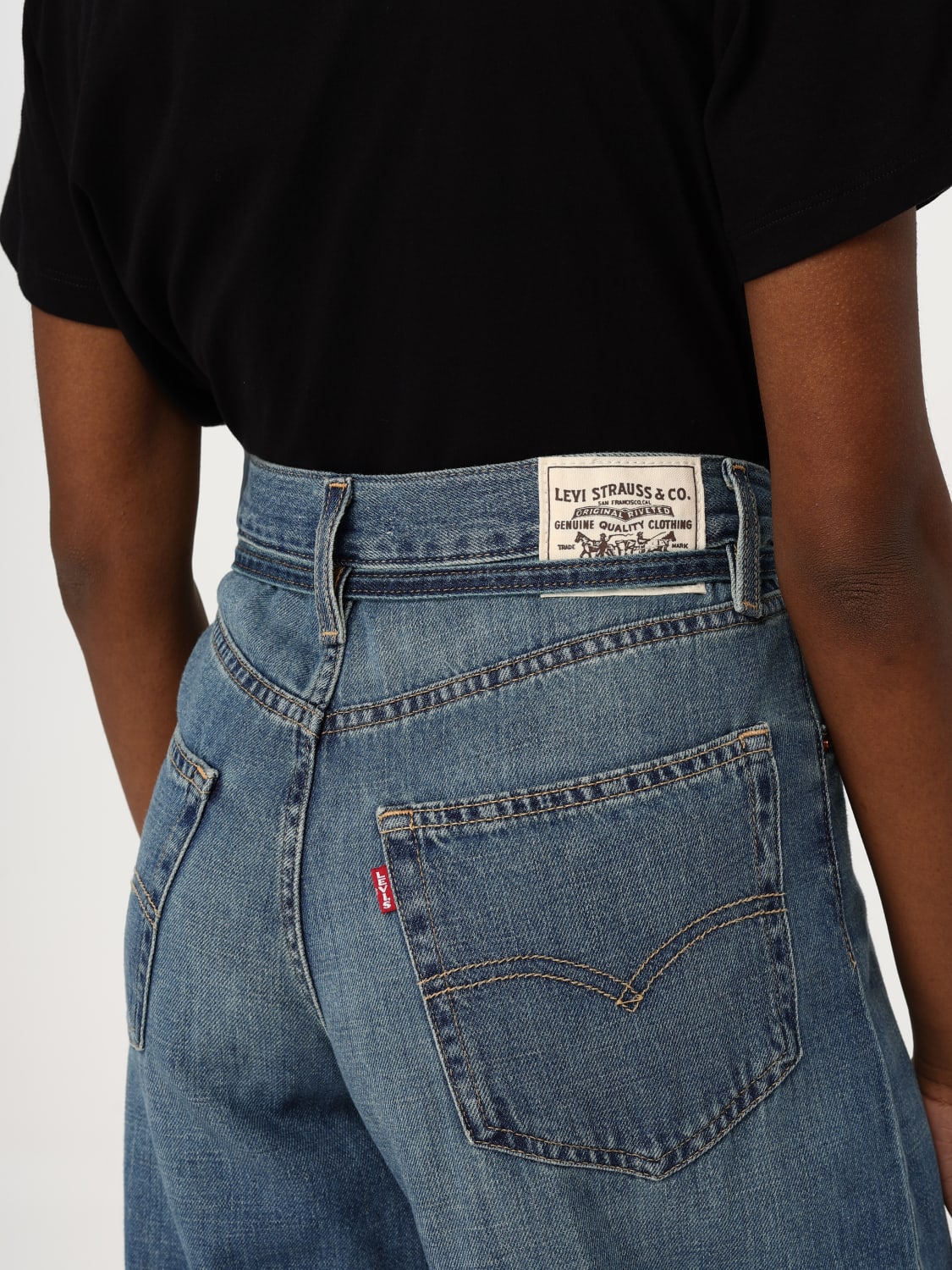 LEVI'S: Jeans woman - Black | Levi's jeans A8701 online at