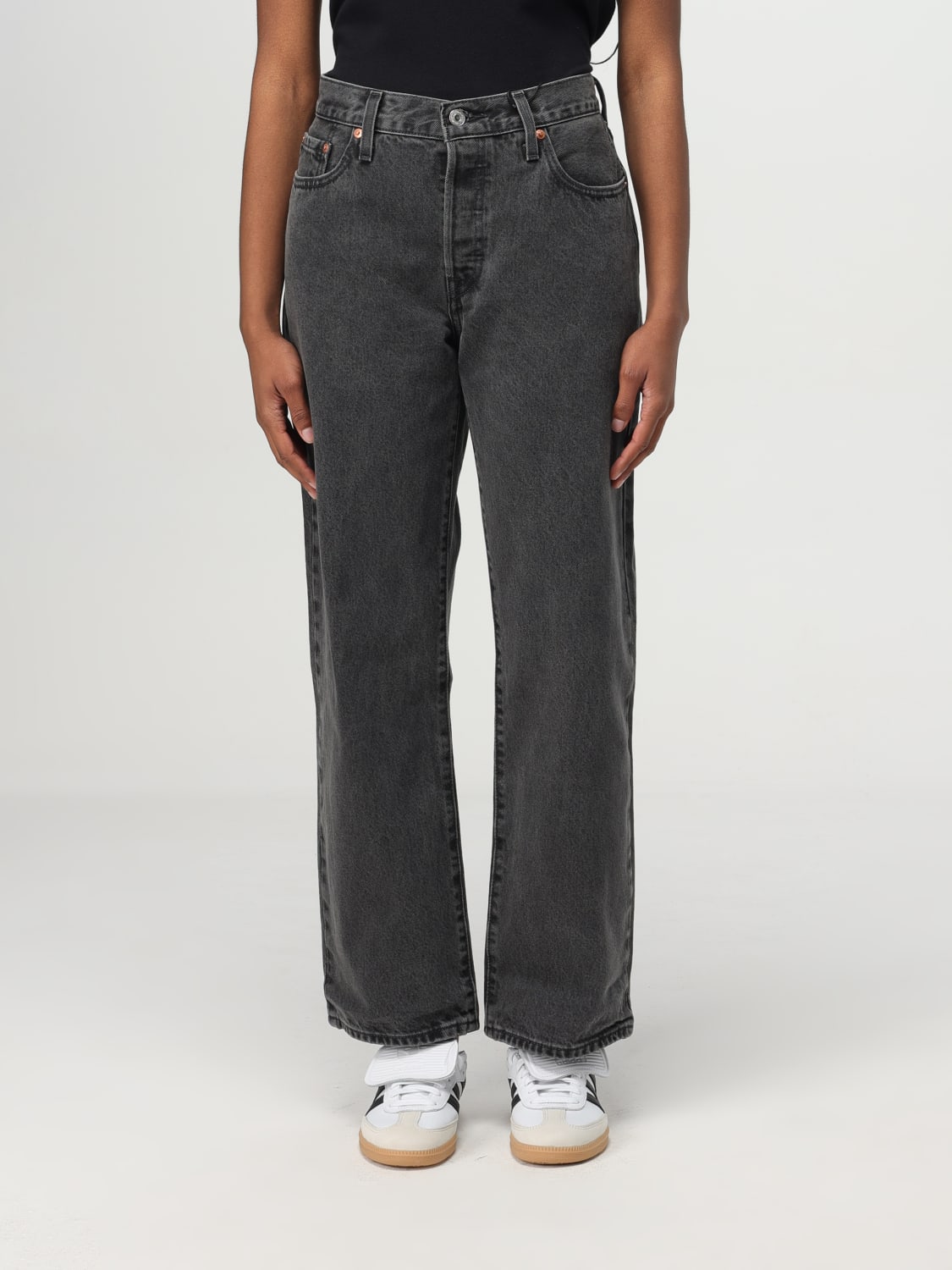 LEVI'S: Jeans woman - White | Levi's jeans A9150 online at